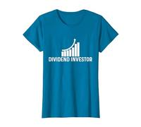 Dividend Investor T-Shirt, Women, Sapphire Blue, Medium