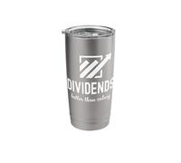 Dividends Better Than Salary Dividend Investor Passive Stainless Steel Insulated Tumbler