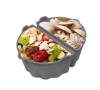 Divider Insert for Slow Cooker | Fits 5.5-7.5 Litres Oval-Shaped Cookware - Reusable Silicone Slow Cooker Divider - For Vegetable Soup Chicken Potato Tomato Family Party