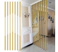 Divider Metal Column Room Partition Floor to Ceiling Small Space Decor 8pcs 240cm Ideal for Home Office Restaurant and Room Separation