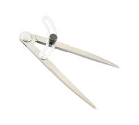 Divider Steel Marking Compass with Arm and Screw Setting, Manual Layout Tool for Woodworking Leather Work Divider Marking Compass Layout Steel Spacing Transfer Leather Work Woodworking Tool