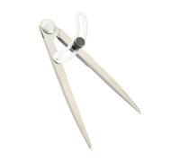 Divider Steel Marking Compass with Arm and Screw Setting, Manual Layout Tool for Woodworking Leather Work Divider Marking Compass Layout Steel Spacing Transfer Leather Work Woodworking Tool