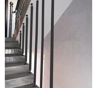 Dividing Handrail for Stairs & Attics Metal Slat Railing Ceiling Safety Bar Partition Columns Durable Stair Railing Stylish Space Divider Home Safety Solution