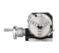Dividing Head Precision Semi Universal 4" 5" 6" 8" 10 Inch Indexing Head 80mm 100mm 125mm 160mm 200mm 3-Jaw 4 Jaws Chuck(6-125mm Chuck 3 Jaw)