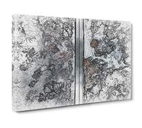 Dividing the Forest Canvas Print | Gallery Wrapped 30mm Frame Wall Art | 30x20 inches | Ready to Hang | Abstract Landscape Picture | Living Room Bedroom Lounge Office