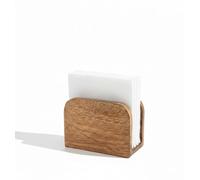 DIVIJLWR Napkin Holder for Table, Wooden Upright Napkin Holders for Kitchen, Standing Napkin Dispenser for Kitchen Dining Room Party Cocktail Outdoor,Framhouse (Mongo)