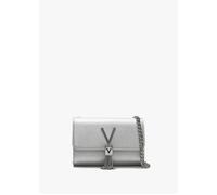 Divina Argento Pebbled Shoulder Bag - Silver Leather / One Size