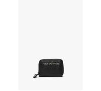 Divina Black Pebbled Coin Purse - Bke / One Size