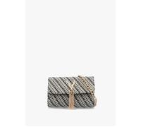 Divina Summer Black Multi Woven Shoulder Bag - Bke / One Size