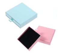 DIVINA VITAE 2Pcs Small Gift Box Square Gift Boxes for Presents 8 cm Present Box Jewellery Gift Boxes for Birthday Wedding Party Mother'S Day Favors Bracelets Necklaces Earrings Souvenirs Jewelry
