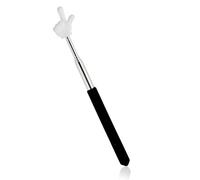 DIVINA VITAE Telescopic Teacher Pointer Extendable Pointer Stick for Classroom Retractable Hand Pointer Finger Pointer Stick Mini Classroom Pointer for Elementary School Kindergarten Teacher(Black)