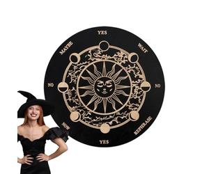 Divination Board Dowsing - Wooden Oracle Board, a to z Spirit Tool | Message Game Boards For Metaphysical Use, Beginner Friendly Divination Set For Family Energy Reading Decision Making Ritual Session