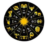 Divination Board Round Dowsing Board Metaphysical Message Witchcrafts Fortunes Telling Altars Pendulum Mat