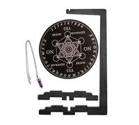Divination Board with Stand Wooden Necklace Display Holder