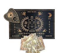 Divination Board - Wooden Decision Maker Planchette with Letters & Numbers | Spirit Board for Home Decor, Yoga, Meditation, Energy Work & Spiritual Guidance