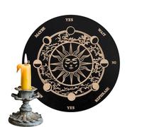 Divination Board - Wooden Spirit Communication Message Board | Alphabet Tool For Destiny Guidance, Meditation, and Spiritual Practice | Mystic Pendant Option For Energy and Ritual Work