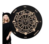 Divination Board - Wooden Spirit Ouija Tool | Divination Kit | Decorative Fortune Telling Device, Metaphysical Message, Occult Game For Friends Gathering