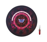 Divination Committee and Crystal Dowsing Divination Necklace Set Metaphysical Message Board Rubber Divination Committee