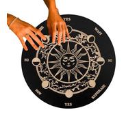 Divination Pendulu m Board, 15cm Wooden Tree O f Life Pendulu m Dowsing Board With Letters, witchcrafts Supplies For Beginner Professional