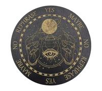 Divination Pendulum Board, Pendulum Board for Divination - Dowsing Pendulum Board Seven Star Wooden Divination Board,Metaphysical Round Altar Decoration for Home and C