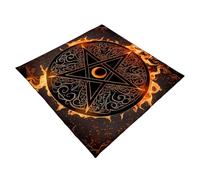Divination Tablecloth Card Mat Astrology Altar Cloth Pad Tarot Table Cover Cloth Board Game Pad Tarot Reading Game Table Mat