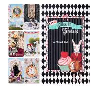 Divination Tarot Cards, Compact Oracle Deck, 78 Entertainment Board Game, Spiritual Exploration Travel Home Fixture, Portable Beginner Tool for Men, Women, Families, Seekers, Collectors