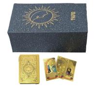 Divination Tarot Cards, Cute Board Game, 2.76×4.72 Inch Portable Tabletop Deck with Guidebook for Travel Home Adults Men Women, Daily Safety for Family Friends Routine Spiritual Occult Entertainment