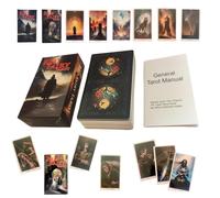 Divination Tarot Cards - Standard English Version Decks, Beginners Learning Guide | Fortune Telling Tarot Deck with Keywords and Meanings About Them