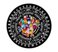 Divination Tools Holy Spirit Board Seance Decor Witch Kits Discover | Rubber for Seance Room Decor, Witch Kits, Wiccan Supply, Teens, Adults, Spirit Altar Table Decoration,