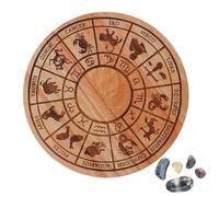 Divination Tools - pendulu Board, Witch Altar | Moon Phase Star Spirit Boards, Dowsing Divination Wooden Board, Altar Supplies For witchcraf, Meditation Space, Wiccan Home Decor, Energy Rituals