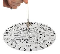 Divination Wooden Board Spiritual Guide Tool Metaphysical Accessory with Display | Portable Oracle Board Meditation Answering Past Present Future Lightweig