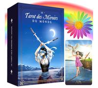 Divinatory Tarot - The Tarot of the Mirrors of the World - 78 Cards + Booklet (+ 200 pages in French) - Renew with vibrant images that resonate with the world… and with you!