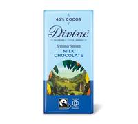 Divine 45% Cocoa Smooth Milk Chocolate, 90 g bar