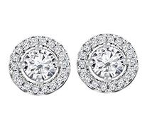 DIVINE 925 Sterling Silver Earring Studs - Classic and Elegant Jewelry for Women, with Gift Box