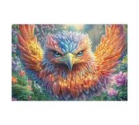 Divine Bird in Blooming Forest 1000 Piece Complete Premium Jigsaw Puzzle Collectors Mind Relaxation Educational Decorative Puzzle Gifts for Adults Premium Cardboard 1000 PCS