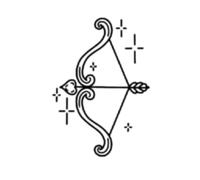 Divine Bow Herbal Temporary Tattoo Stickers - Waterproof For Arms, Waist, Shoulders, And Collarbone; Long-lasting 2 Weeks; Fake Tattoos