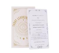 Divine Celestial Tarot Game, 78 Card Casual English Divination Deck, Table Game for Family Fun, Friends, Classmate Gathering, Social Entertainment, 4.06 x 2.36 inches