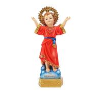 Divine Child Figure - Jesus Statue, Resin Sculpture | Catholic Home Decor, 8 Inch Religious Figure For Altar, Tabletop, Christian Gift For Believers, Prayer Room Accent