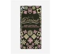 DIVINE CHOCOLATE FAIR TRADE Dark Bar with Pink Himalayan Salt 90g (PACK OF 15)