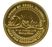 Divine Chocolate Milk Chocolate Giant Coin, 58 g - Pack of 12