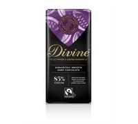 Divine Fairtrade 85% Dark Chocolate 100 g (Pack of 5)