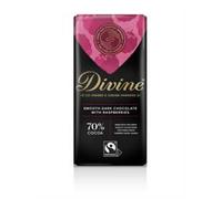 Divine Dark Chocolate with Raspberry 100g