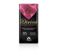 Divine Dark Chocolate with Raspberry 100g