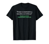 Divine Comedy Purgatorio Salire a le Stelle Dante Alighieri T-Shirt