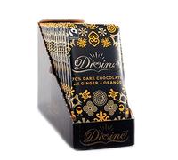 Divine | Dark Choc with Ginger & Orange | 10 x 90g