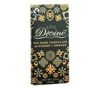 Divine | Dark Choc with Ginger & Orange | 10 x 90g