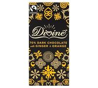 Divine | Dark Choc with Ginger & Orange | 2 x 90g