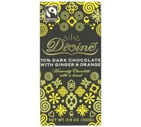 Divine | Dark Choc with Ginger & Orange | 2 x 90g
