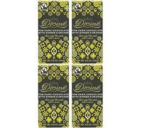 Divine | Dark Choc with Ginger & Orange | 4 x 90g