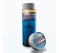 Divine Dolphins Scattering Tubes for Human Ashes TSA Approved Scattering Urn and Eco-Friendly Biodegradable Urns for Human Ashes & Biodegradable Urn for Burial at Sea